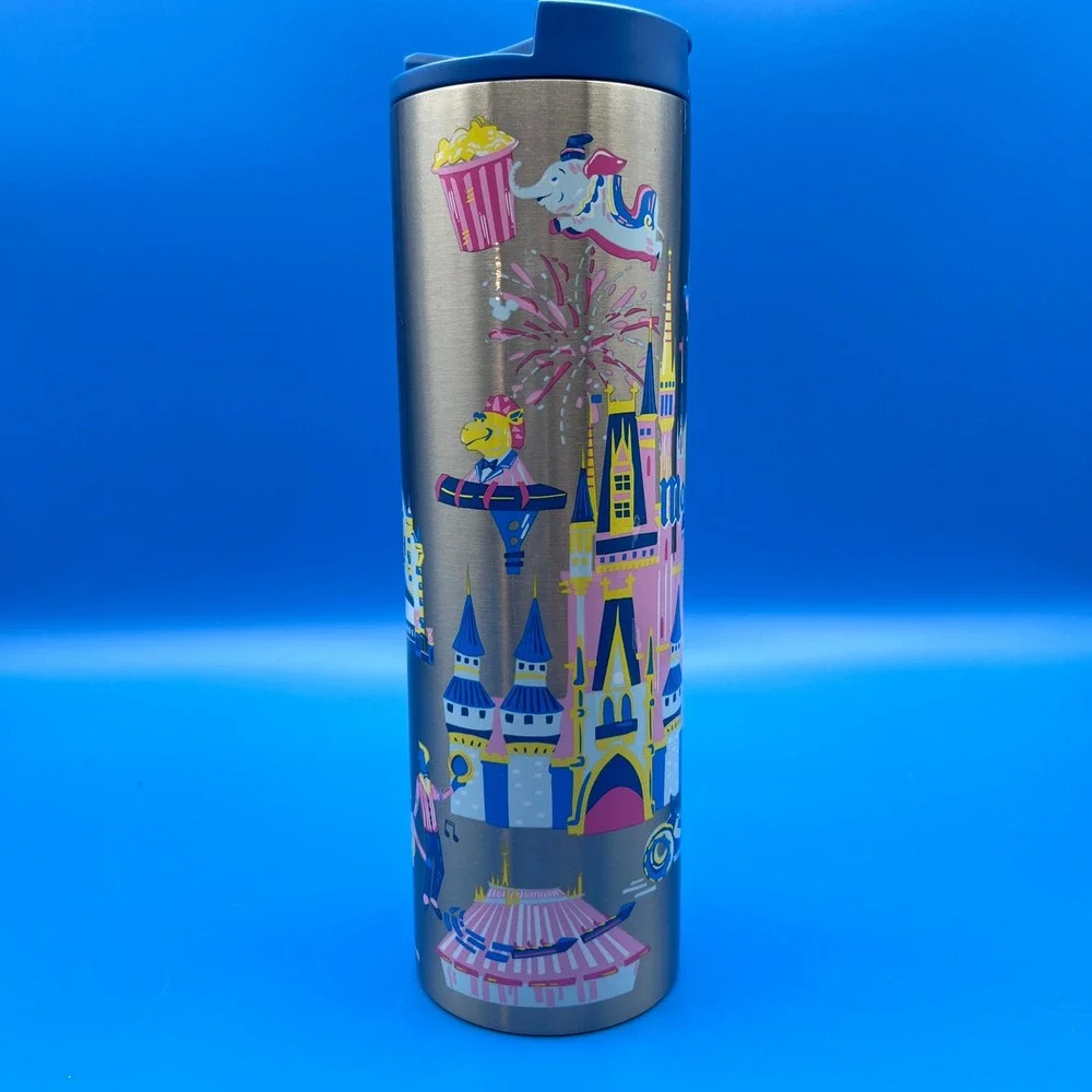 2024 Starbucks Disney Parks Magic Kingdom Stainless Steel Tumbler  16oz nwt